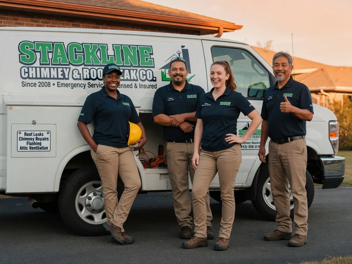 Chimney flashing repair company in Lyndon, KS